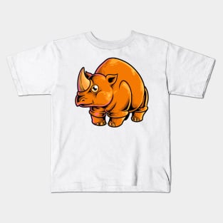 Kawaii Elasmotherium Kids T-Shirt